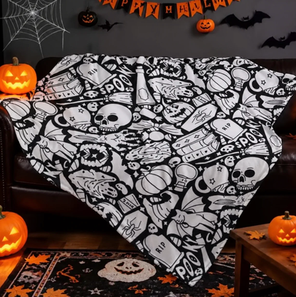 Boo Colouring Blanket
